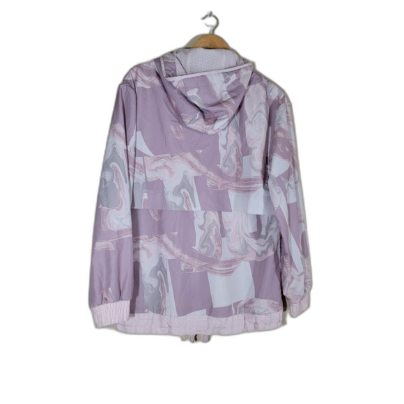 Nike Lilac Marble Women's Windbreaker Hoodie - Medium - Picture 2 of 9